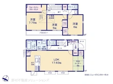 【神奈川県/相模原市南区上鶴間】相模原市南区上鶴間2丁目 新築一戸建て 間取り図