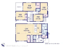 【神奈川県/大和市福田】大和市福田 新築一戸建て 間取り図