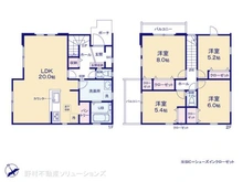 【神奈川県/相模原市中央区横山】相模原市中央区横山6丁目 新築一戸建て 間取り図