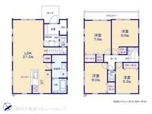 【神奈川県/相模原市中央区横山】相模原市中央区横山6丁目 新築一戸建て 間取り図