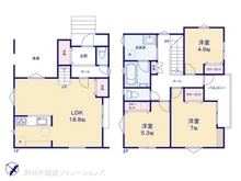 【神奈川県/大和市草柳】大和市草柳1丁目 新築一戸建て 間取り図