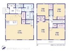 【神奈川県/座間市ひばりが丘】座間市ひばりが丘5丁目 新築一戸建て 間取り図