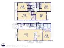 【神奈川県/大和市渋谷】大和市渋谷5丁目 新築一戸建て 間取り図