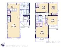 【神奈川県/相模原市中央区横山】相模原市中央区横山4丁目 新築一戸建て 間取り図