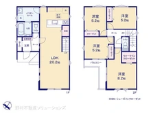 【神奈川県/相模原市中央区横山】相模原市中央区横山4丁目 新築一戸建て 間取り図