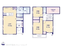 【神奈川県/相模原市中央区上矢部】相模原市中央区上矢部4丁目 新築一戸建て 間取り図