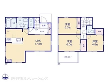 【神奈川県/相模原市南区磯部】相模原市南区磯部 新築一戸建て 間取り図