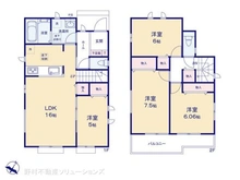【神奈川県/相模原市中央区淵野辺本町】相模原市中央区淵野辺本町1丁目 新築一戸建て 間取り図