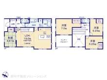 【神奈川県/相模原市中央区弥栄】相模原市中央区弥栄2丁目 新築一戸建て 間取り図