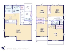 【神奈川県/相模原市中央区由野台】相模原市中央区由野台2丁目 新築一戸建て 間取り図