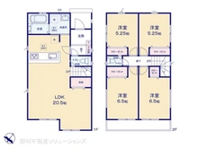 【神奈川県/相模原市中央区由野台】相模原市中央区由野台2丁目 新築一戸建て 間取り図