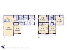 【神奈川県/相模原市中央区弥栄】相模原市中央区弥栄1丁目 新築一戸建て 間取り図