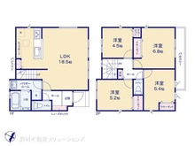 【神奈川県/相模原市中央区陽光台】相模原市中央区陽光台1丁目 新築一戸建て 間取り図
