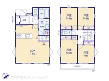 【神奈川県/相模原市中央区中央】相模原市中央区中央3丁目 新築一戸建て 間取り図