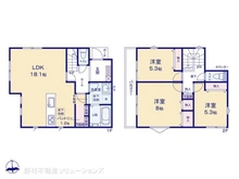 【神奈川県/相模原市中央区星が丘】相模原市中央区星が丘2丁目 新築一戸建て 間取り図