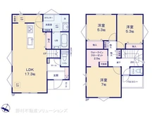 【神奈川県/相模原市中央区上溝】相模原市中央区上溝 新築一戸建て 間取り図