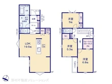 【神奈川県/相模原市中央区上溝】相模原市中央区上溝 新築一戸建て 間取り図