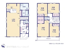 【神奈川県/大和市西鶴間】大和市西鶴間4丁目 新築一戸建て 間取り図