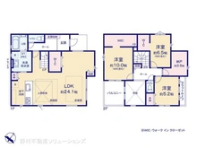 【東京都/町田市小山ヶ丘】町田市小山ヶ丘3丁目 新築一戸建て 間取り図