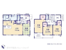 【神奈川県/相模原市南区東大沼】相模原市南区東大沼4丁目 新築一戸建て 間取り図
