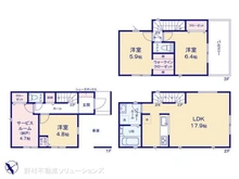【神奈川県/相模原市中央区清新】相模原市中央区清新6丁目 新築一戸建て 間取り図