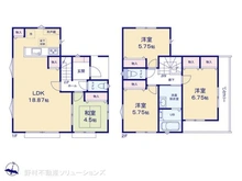 【神奈川県/相模原市南区御園】相模原市南区御園4丁目 新築一戸建て 間取り図
