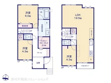 【神奈川県/大和市深見】大和市深見 新築一戸建て 間取り図