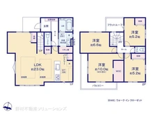 【神奈川県/大和市上和田】大和市上和田 新築一戸建て 間取り図