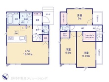 【神奈川県/相模原市中央区高根】相模原市中央区高根2丁目 新築一戸建て 間取り図