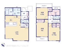 【神奈川県/相模原市中央区高根】相模原市中央区高根2丁目 新築一戸建て 間取り図