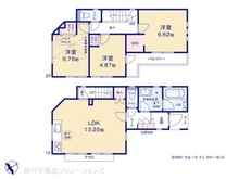 【神奈川県/相模原市南区古淵】相模原市南区古淵5丁目 新築一戸建て 間取り図