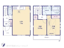 【神奈川県/相模原市中央区弥栄】相模原市中央区弥栄1丁目 新築一戸建て 間取り図