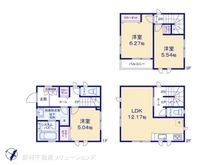 【神奈川県/座間市相武台】座間市相武台4丁目 新築一戸建て 間取り図