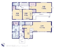 【神奈川県/相模原市南区大野台】相模原市南区大野台5丁目 新築一戸建て 間取り図