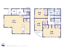 【神奈川県/相模原市中央区陽光台】相模原市中央区陽光台3丁目 新築一戸建て 間取り図
