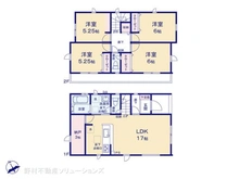 【神奈川県/相模原市南区若松】相模原市南区若松1丁目 新築一戸建て 間取り図
