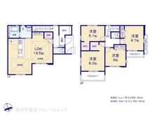 【東京都/町田市小山ヶ丘】町田市小山ヶ丘5丁目 新築一戸建て 間取り図