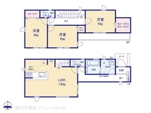 【神奈川県/座間市入谷東】座間市入谷東2丁目 新築一戸建て 間取り図