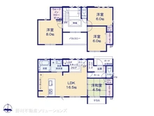 【神奈川県/相模原市南区麻溝台】相模原市南区麻溝台4丁目 新築一戸建て 間取り図