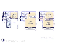 【神奈川県/相模原市南区東林間】相模原市南区東林間4丁目 新築一戸建て 間取り図