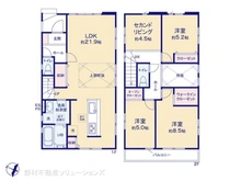 【神奈川県/相模原市南区下溝】相模原市南区下溝 新築一戸建て 間取り図
