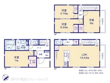 【神奈川県/相模原市南区相武台】相模原市南区相武台3丁目 新築一戸建て 間取り図