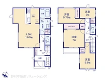 【神奈川県/相模原市南区大野台】相模原市南区大野台1丁目 新築一戸建て 間取り図
