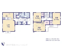 【神奈川県/相模原市中央区小山】相模原市中央区小山2丁目 新築一戸建て 間取り図