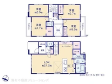 【神奈川県/相模原市中央区陽光台】相模原市中央区陽光台5丁目 新築一戸建て 間取り図