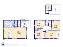 【神奈川県/大和市上草柳】大和市上草柳6丁目 新築一戸建て 間取り図
