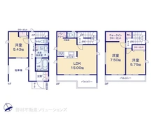【神奈川県/相模原市南区相武台】相模原市南区相武台1丁目 新築一戸建て 間取り図