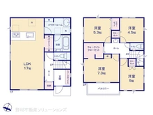 【神奈川県/相模原市南区新磯野】相模原市南区新磯野1丁目 新築一戸建て 間取り図