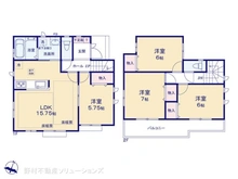 【神奈川県/大和市南林間】大和市南林間6丁目 新築一戸建て 間取り図