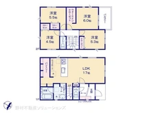 【神奈川県/相模原市南区相武台】相模原市南区相武台3丁目 新築一戸建て 間取り図